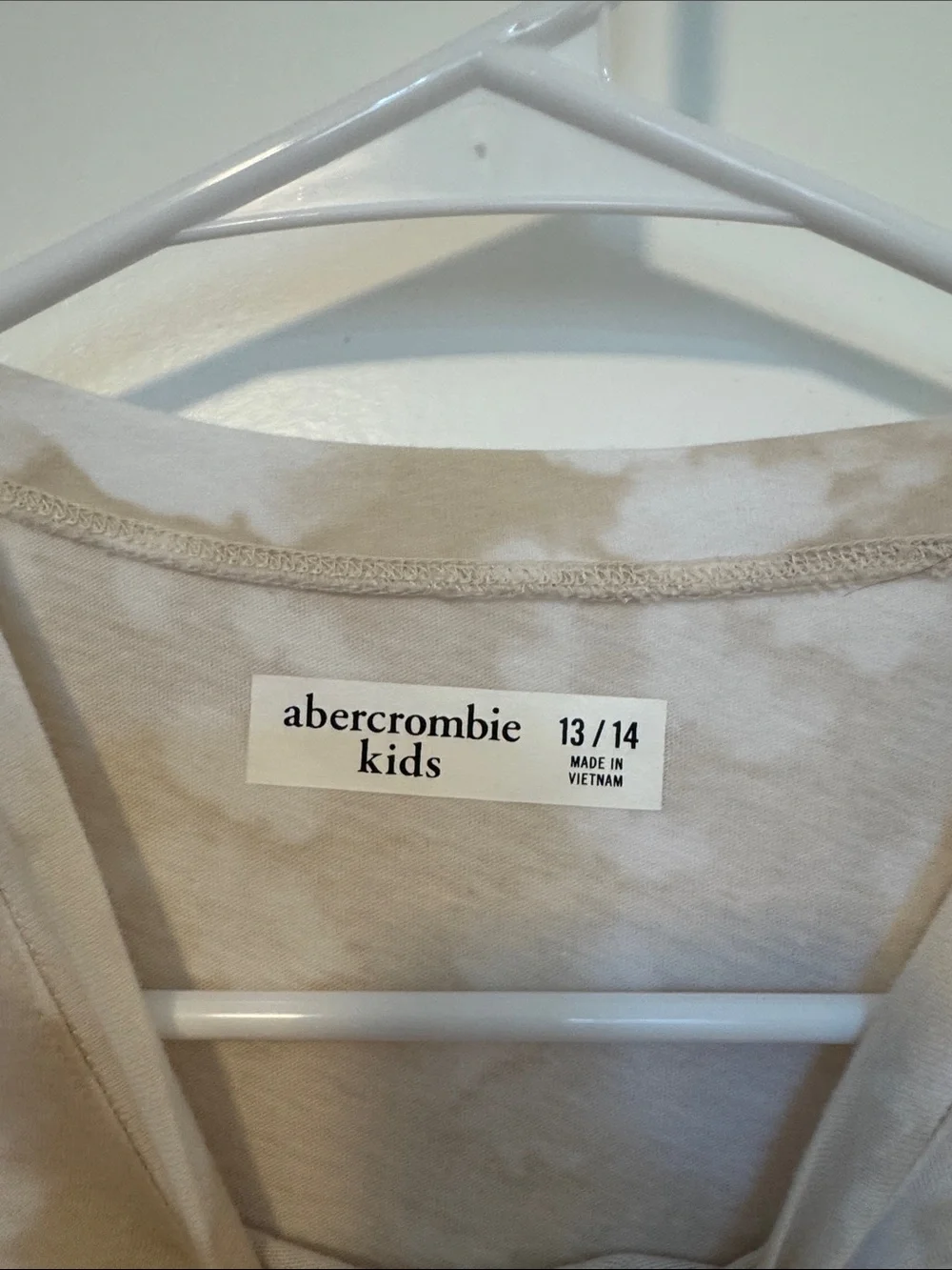 Abercrombie & Fitch Lids Neutral Tie-Dye Tee - 13/14